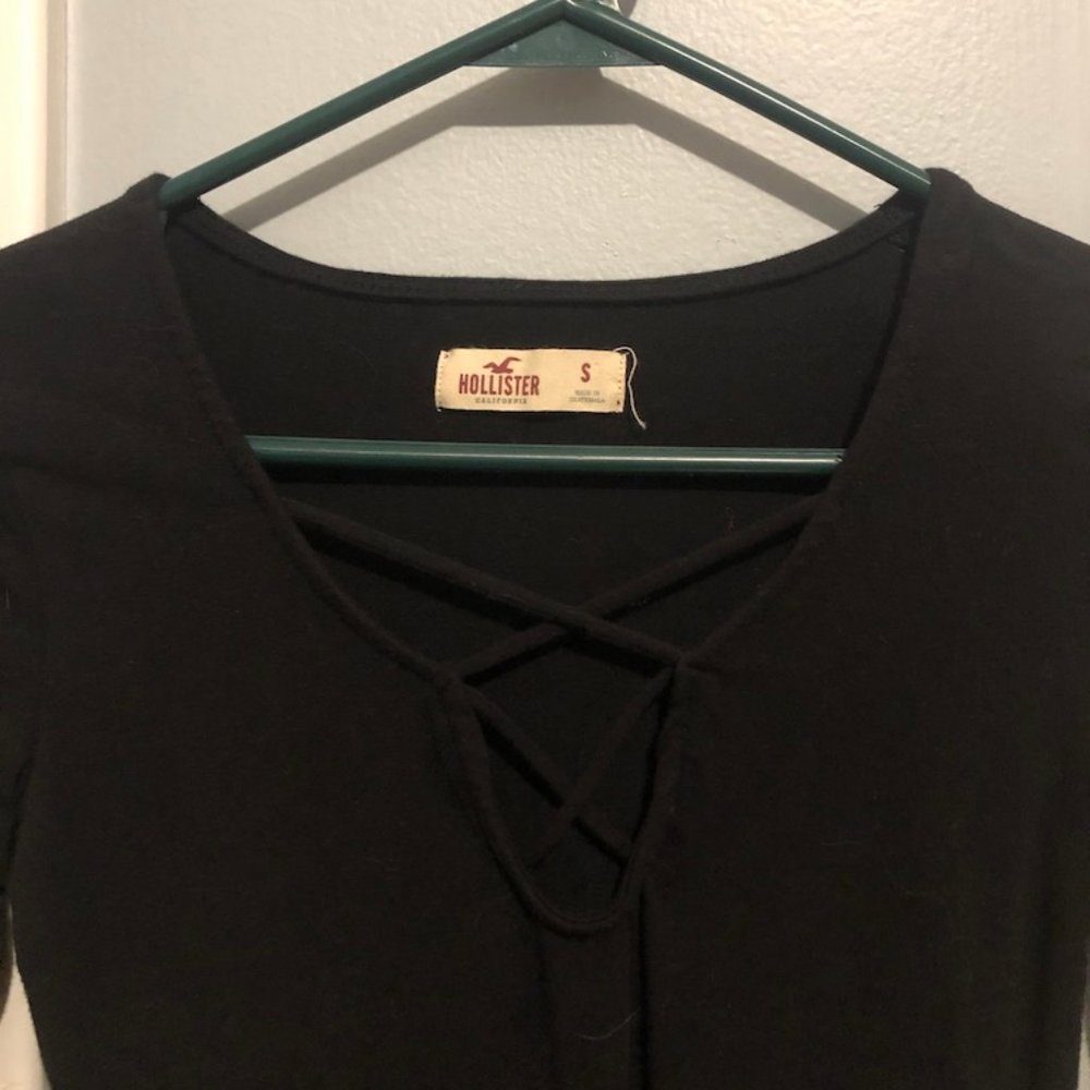 Black Hollister Body Suit